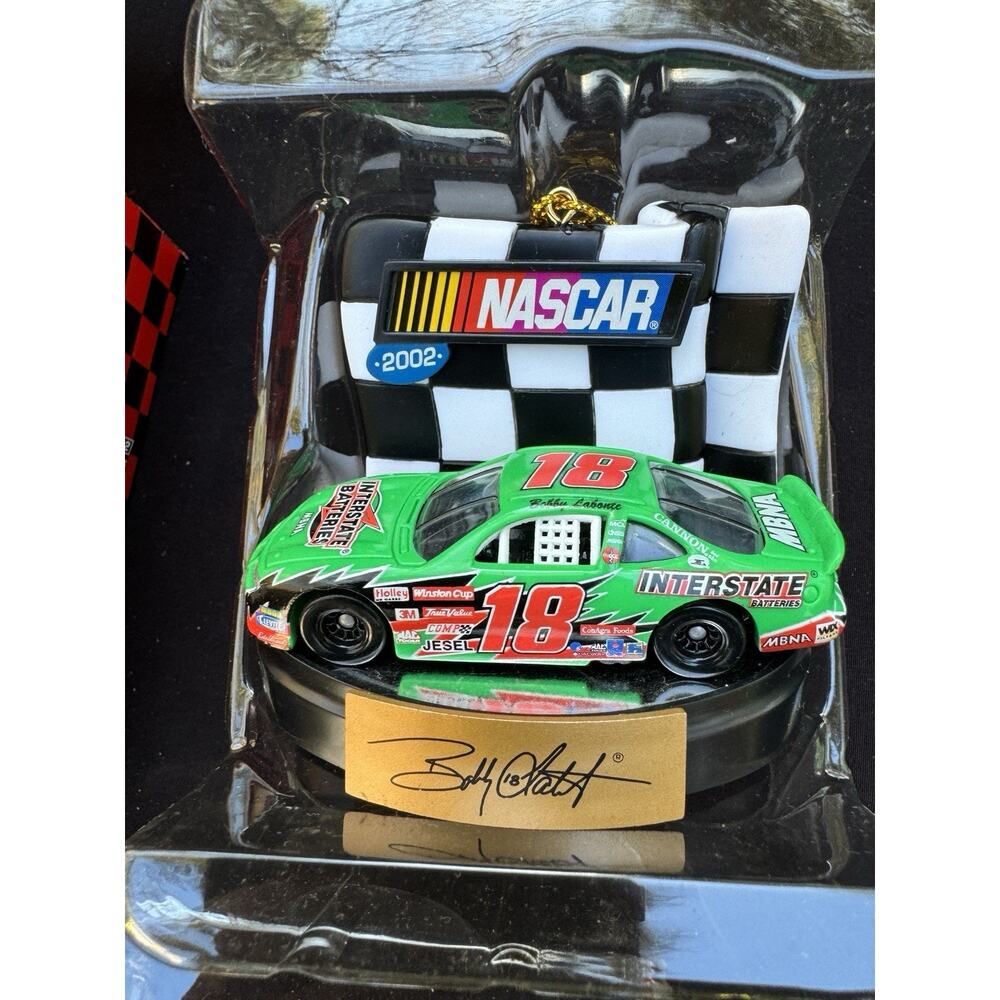 NASCAR 2002 Dated Collectible Ornament - Bobby Labonte #18